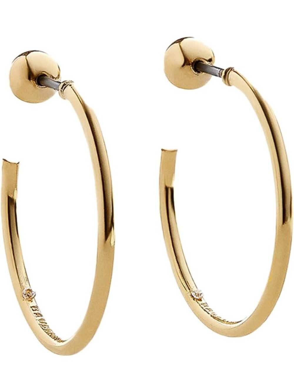 Chic Gold-Plated Hoop Earrings | Statement Jewelry | Trendy Accessory for Any